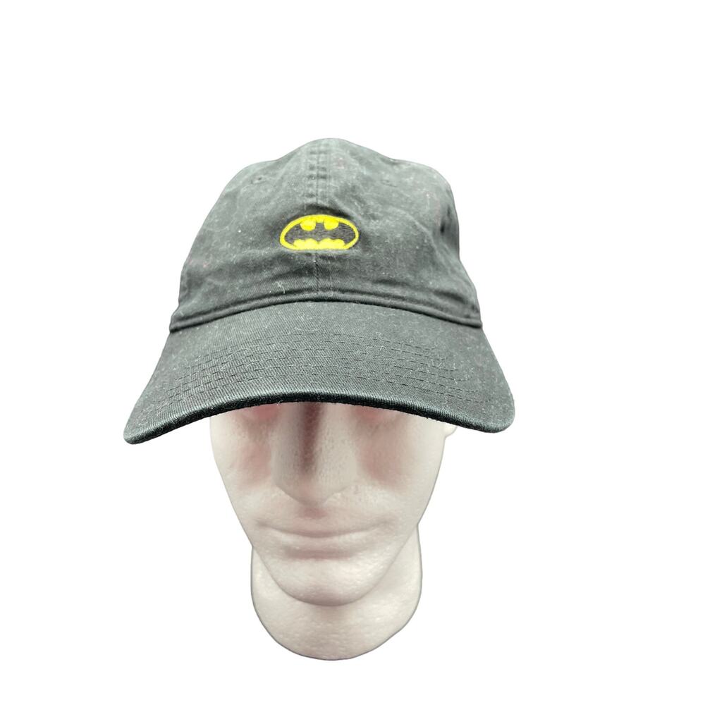 Batman DC Comics Baseball Hat Mens Adjustable Black Bruce Wayne Embroidered